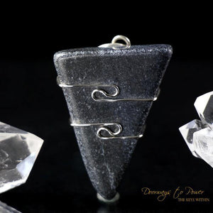 Black Azeztulite Pendant