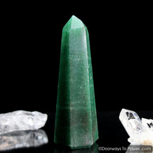 John of God Green Aventurine Pyrite Crystal 'Manifest Spirit'