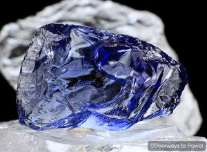 Sovereign Amethyst Lady Nellie Monatomic Andara Crystal w/ Record Keeper