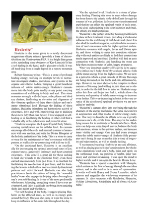 Healerite Properties