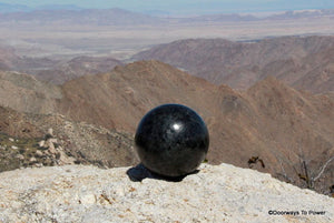 Powerful 5" Black Tourmaline Sphere 7.4 lbs