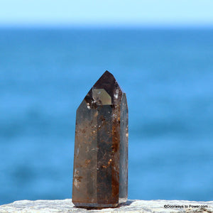 John of God Smokey Quartz Dow & Devic Temple Crystal Point A +++