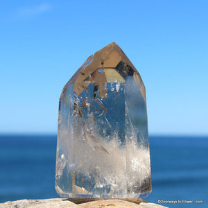 3.55" Citrine John of God Integration Transmitter Altar Stone Prosperity Crystal