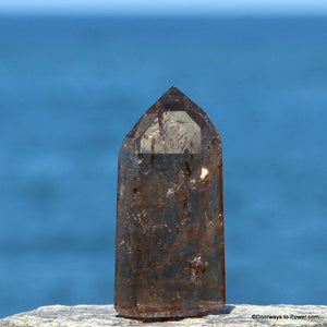 John of God Smokey Quartz Dow & Devic Temple Crystal Point A +++