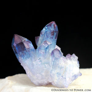 INDIGO Aura Pleiadian Starbrary Channeling ISIS Twin Crystal Cluster