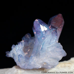 INDIGO Aura Pleiadian Starbrary Channeling ISIS Twin Crystal Cluster