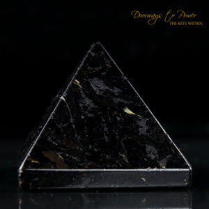 Nuummite Crystal Pyramid