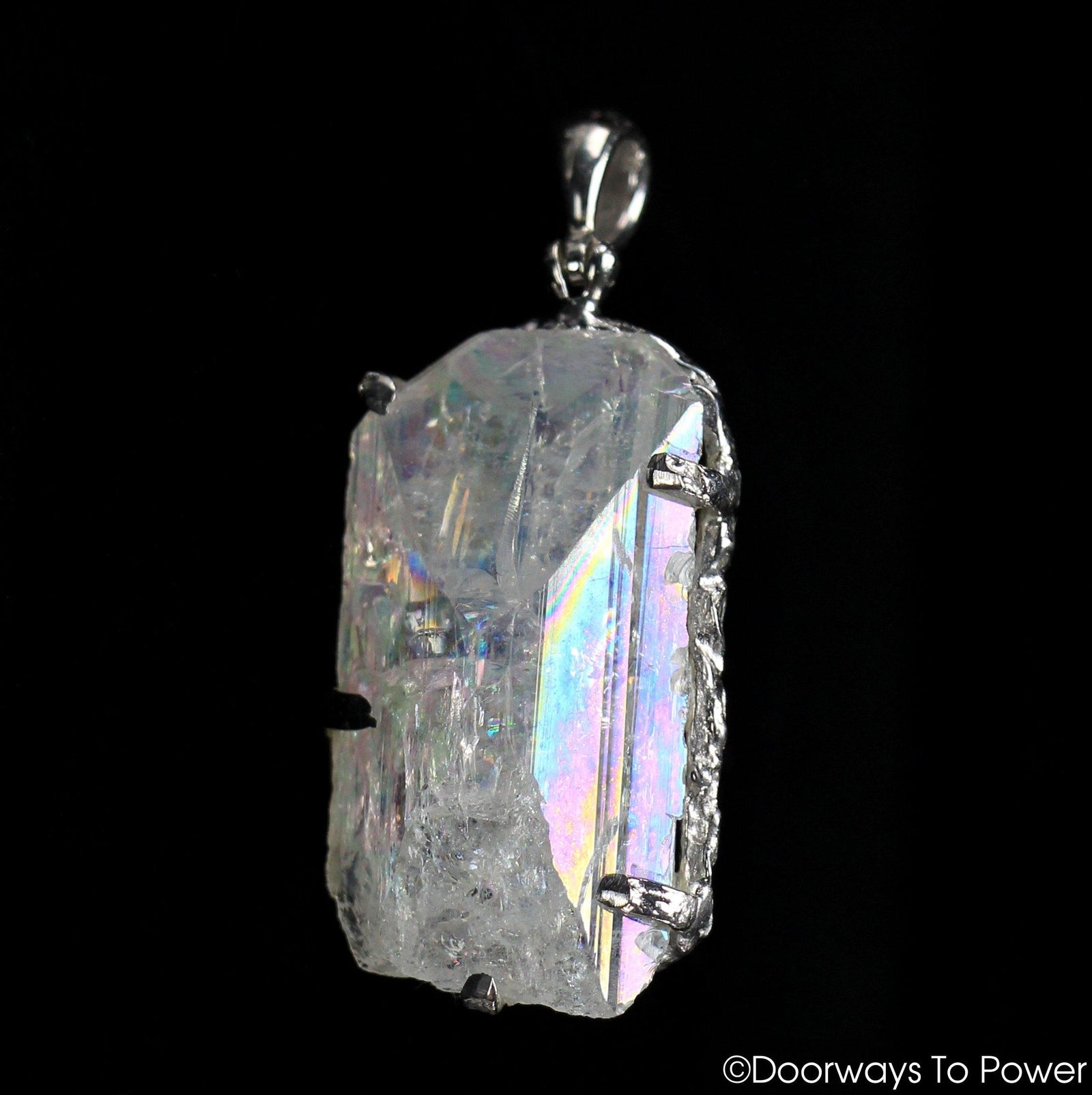 Aura Quartz Crystal Necklaces & Pendants