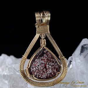 Melody Stone Super 7 Crystal Pendant 14k