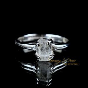 Azozeo Phenacite Crystal Ring SS 7
