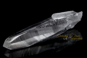 Lemurian Healing Quartz Crystal Wand 'Light Language' 9D
