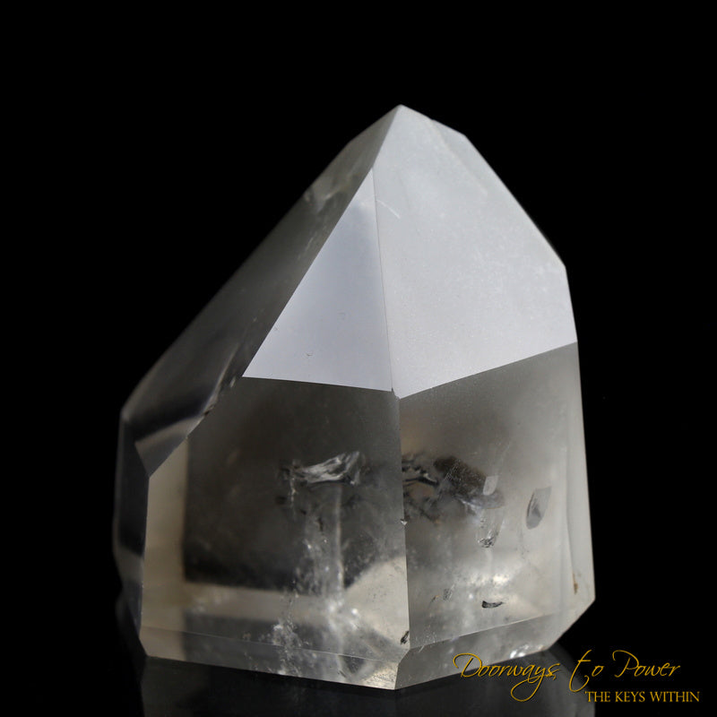 Lemurian Light White Phantom Quartz Master Crystal 'ERA of LIGHT'