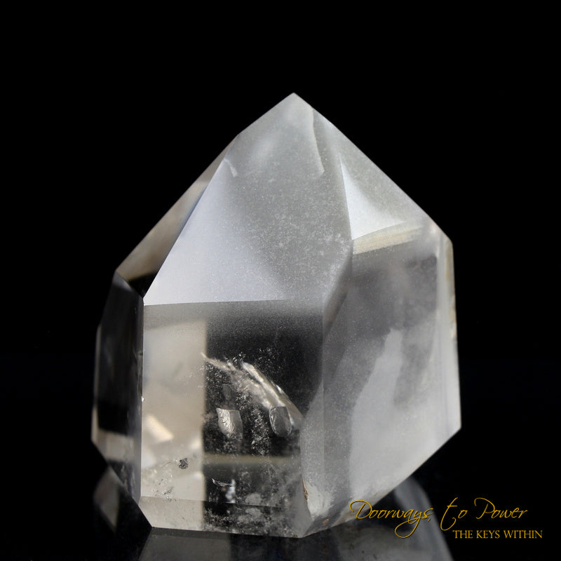 Lemurian Light White Phantom Quartz Master Crystal 'ERA of LIGHT'