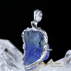 Tanzanite Crystal Pendant SS