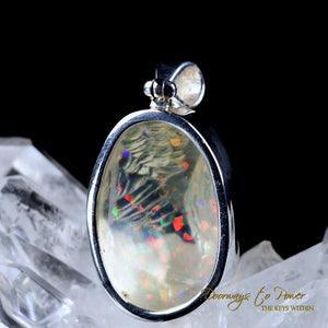 Opal Crystal Pendant SS