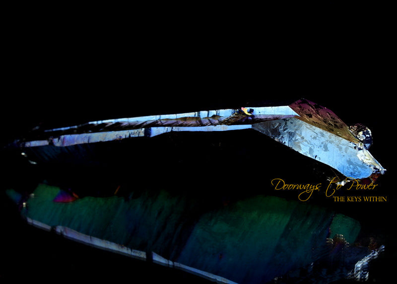 Titanium Aura Quartz Master Record Keeper Crystal 'Frequency Shifter'