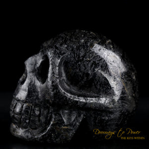 Nuummite Crystal Skull Ancient  Rare 3 Billion Years Old