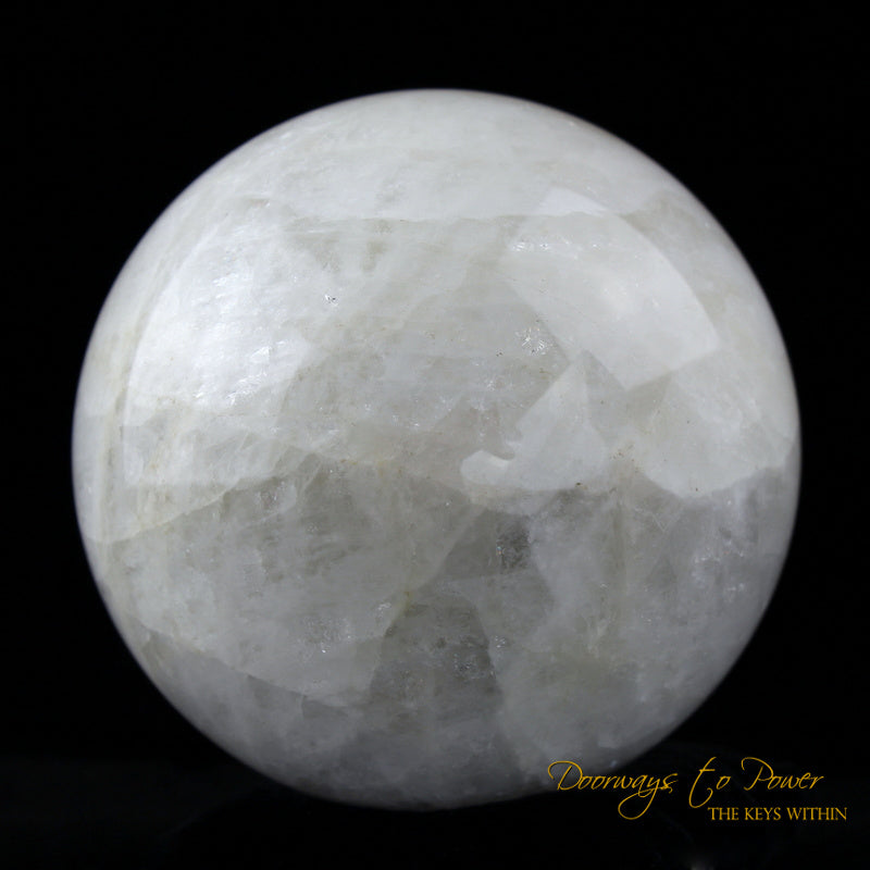 XL Natrolite Synergy 12 Stone Crystal Sphere
