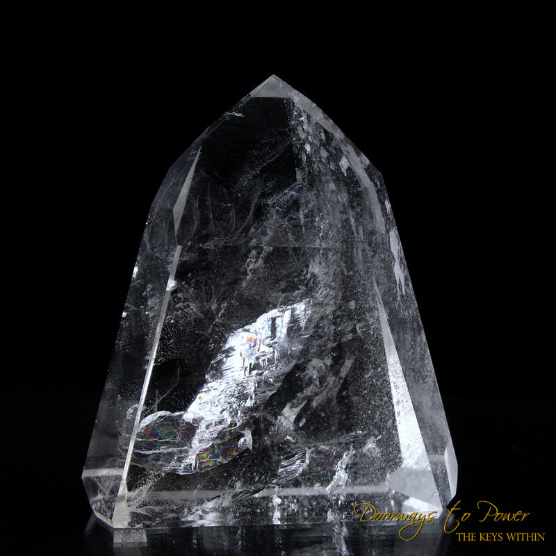 Clear Quartz Channeling Master Crystal 'Angelic Infinity Point'