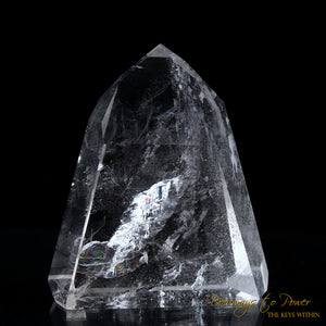 Clear Quartz Channeling Master Crystal 'Angelic Infinity Point'