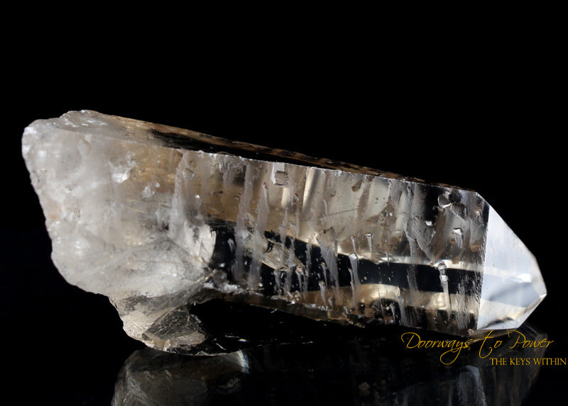 Golden Lemurian Seed Quartz Record Keeper Crystal