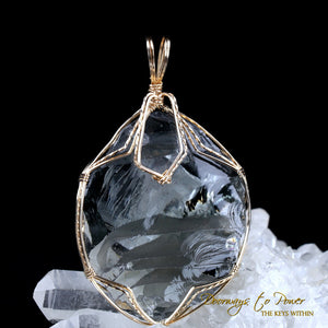 The MATRIX Andara Crystal Pendant 14k 'Believe the Unbelievable'