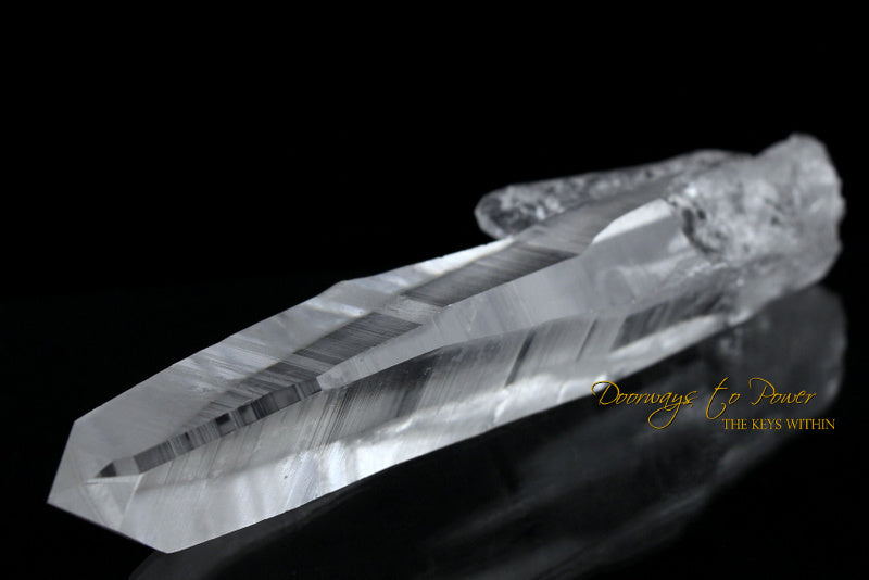 Lemurian Healing Quartz Crystal Wand 'Light Language' 9D