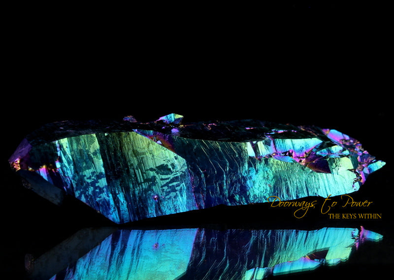 Titanium Aura Quartz Master Record Keeper Crystal 'Frequency Shifter'