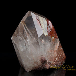 Angel Phantom Amphibole Quartz Crystal Point