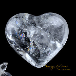 Lemurian Era of Light Pure Manifestation Quartz Diamond Light Heart Crystal