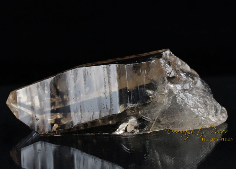 Golden Lemurian Seed Quartz Record Keeper Crystal