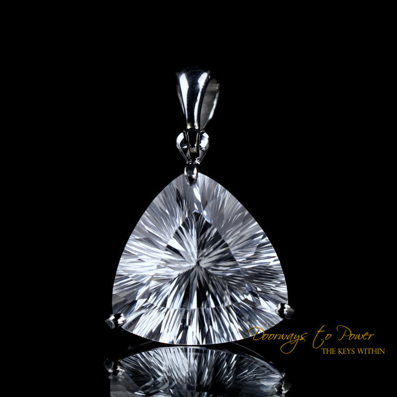 Phenacite Crystal Pendant .925 SS 