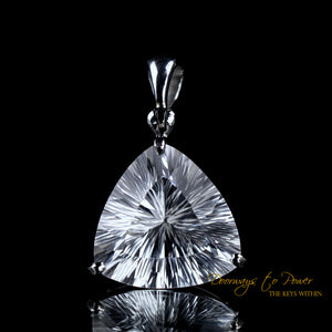 Phenacite Crystal Pendant .925 SS 
