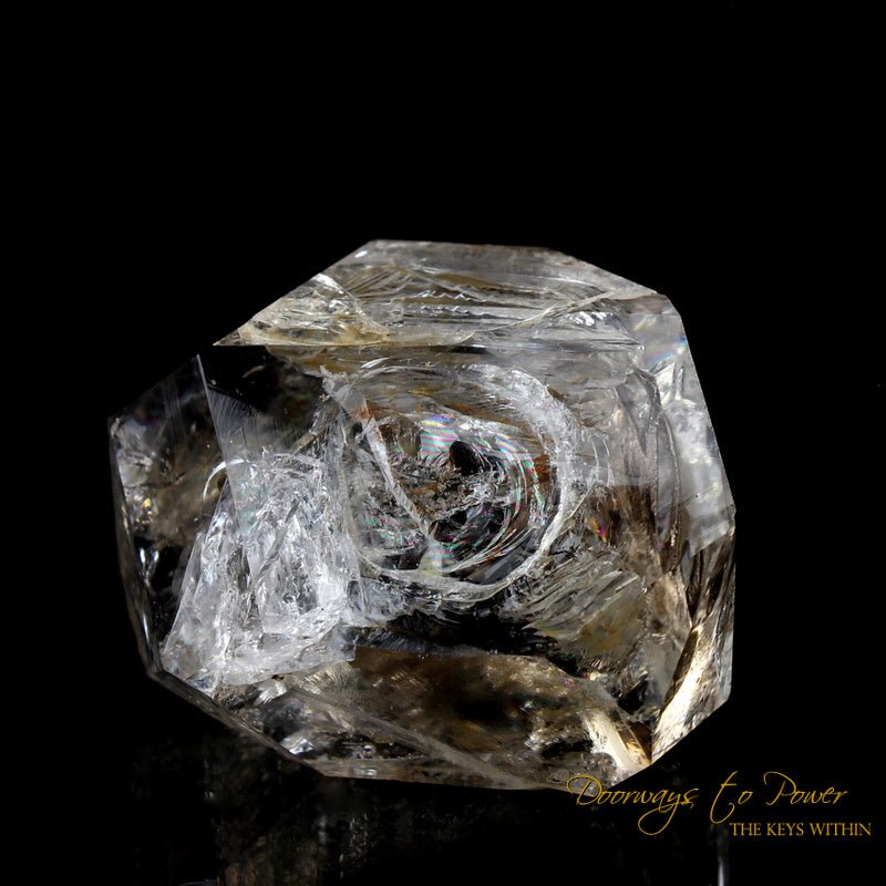 Herkimer Diamond Crystal with Rainbows