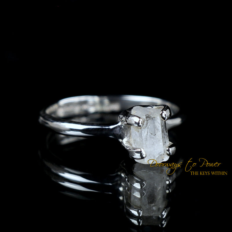 Azozeo Phenacite Crystal Ring SS 7