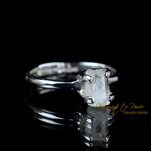Azozeo Phenacite Crystal Ring SS 7