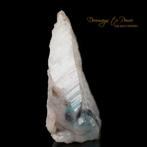 Ajoite Crystal Altar Stone with Record Keepers