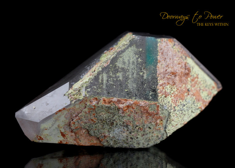 Ajoite Double Terminated Record Keeper Crystal