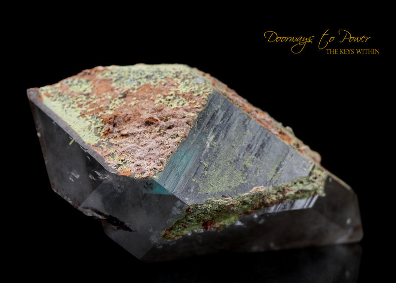 Ajoite Double Terminated Record Keeper Crystal