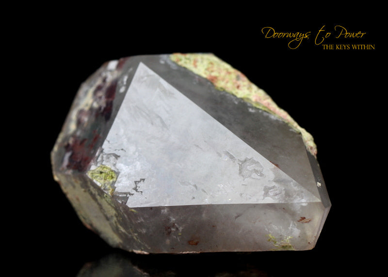 Ajoite Double Terminated Record Keeper Crystal