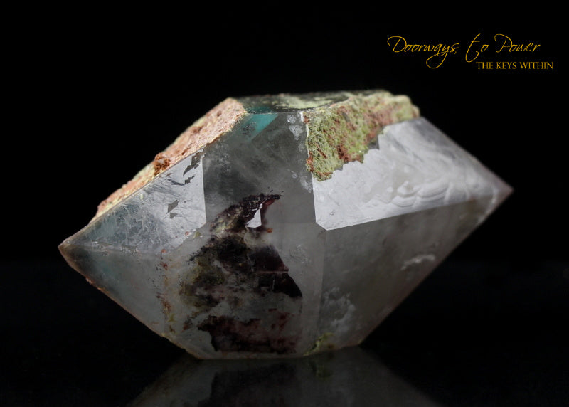 Ajoite Double Terminated Record Keeper Crystal