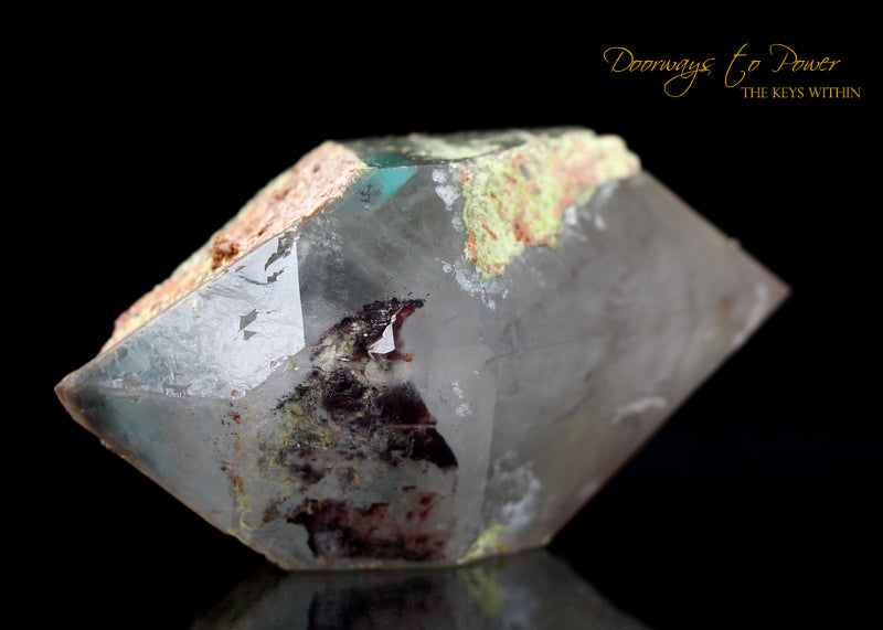Ajoite Double Terminated Record Keeper Crystal