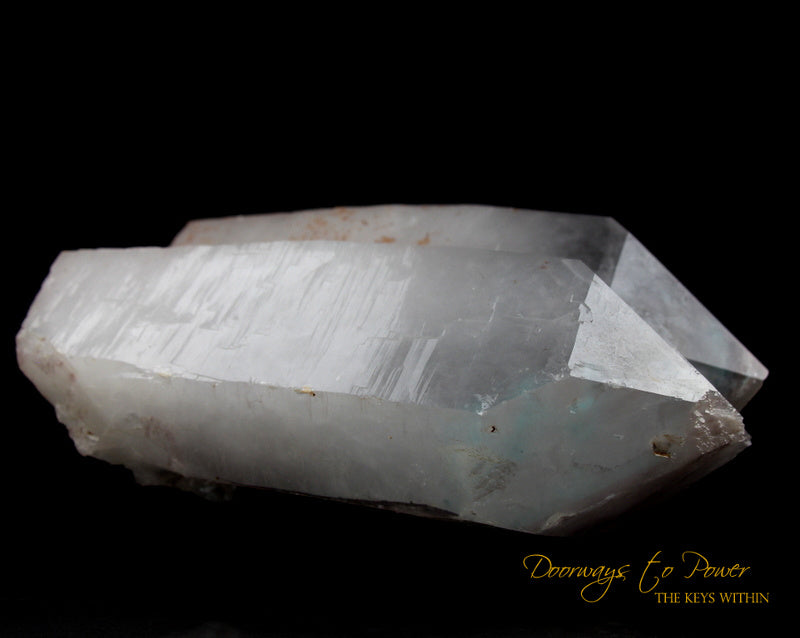 Ajoite Twin Quartz Crystal XL 'Collectors Quality'