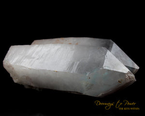 Ajoite Twin Quartz Crystal XL 'Collectors Quality'