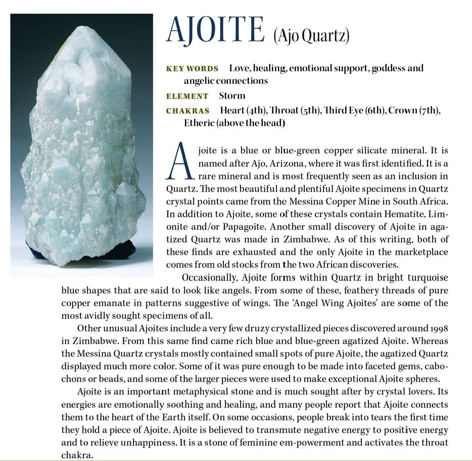 Ajoite Crystal Properties