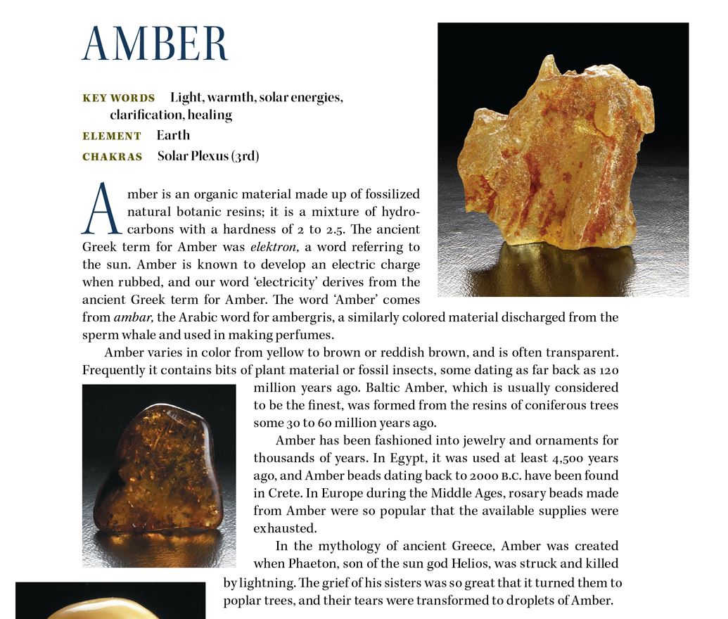 Amber Crystal Properties