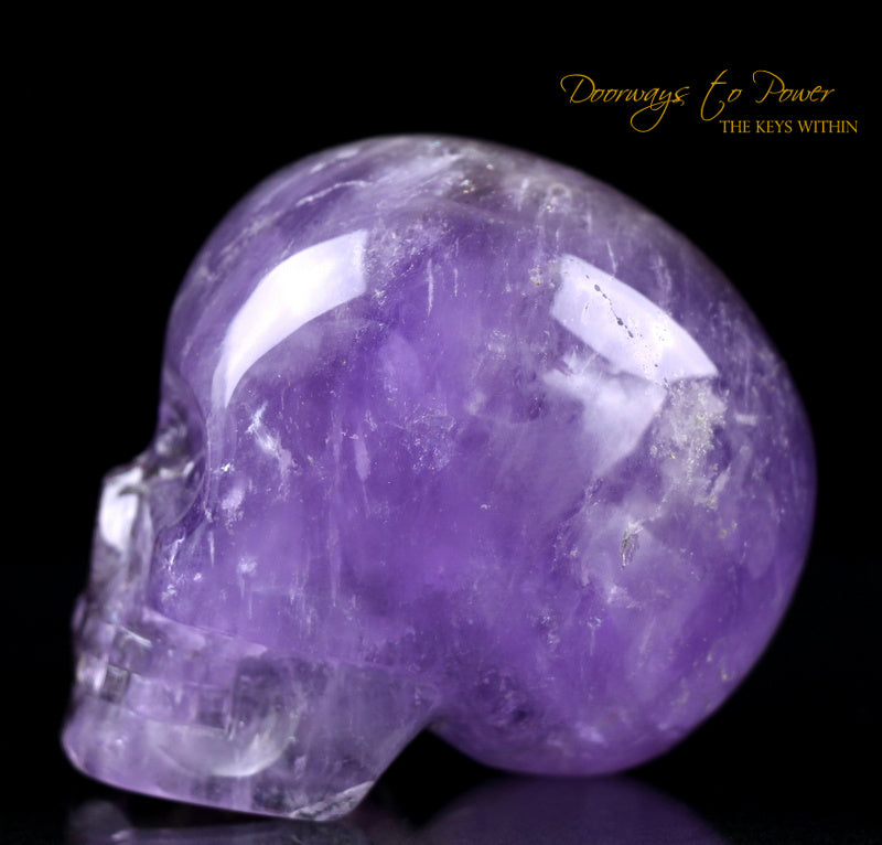 Amethyst Quartz Crystal Skull 'Duality' Leandro de Souza
