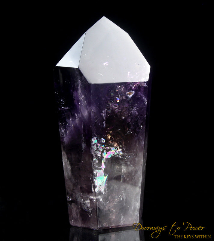 Amethyst Phantom Devic Temple Master Crystal Point