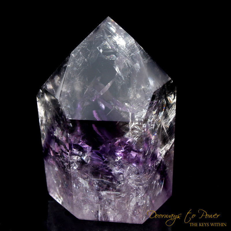 Amethyst Phantom Quartz Temple Heart Dow Crystal