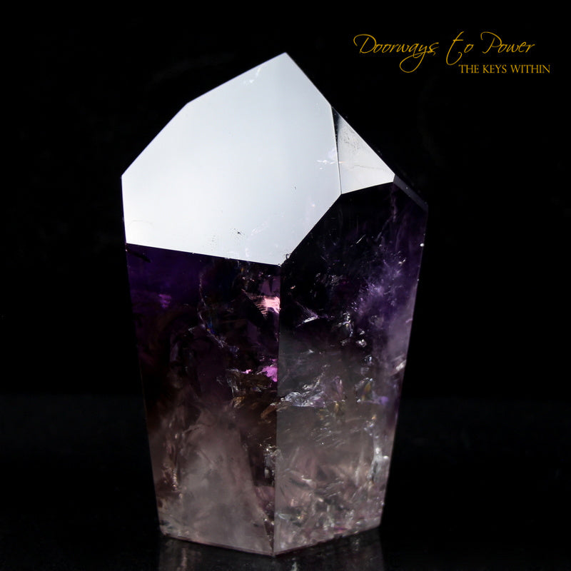 Amethyst Phantom Temple Heart Dow Quartz Crystal Point